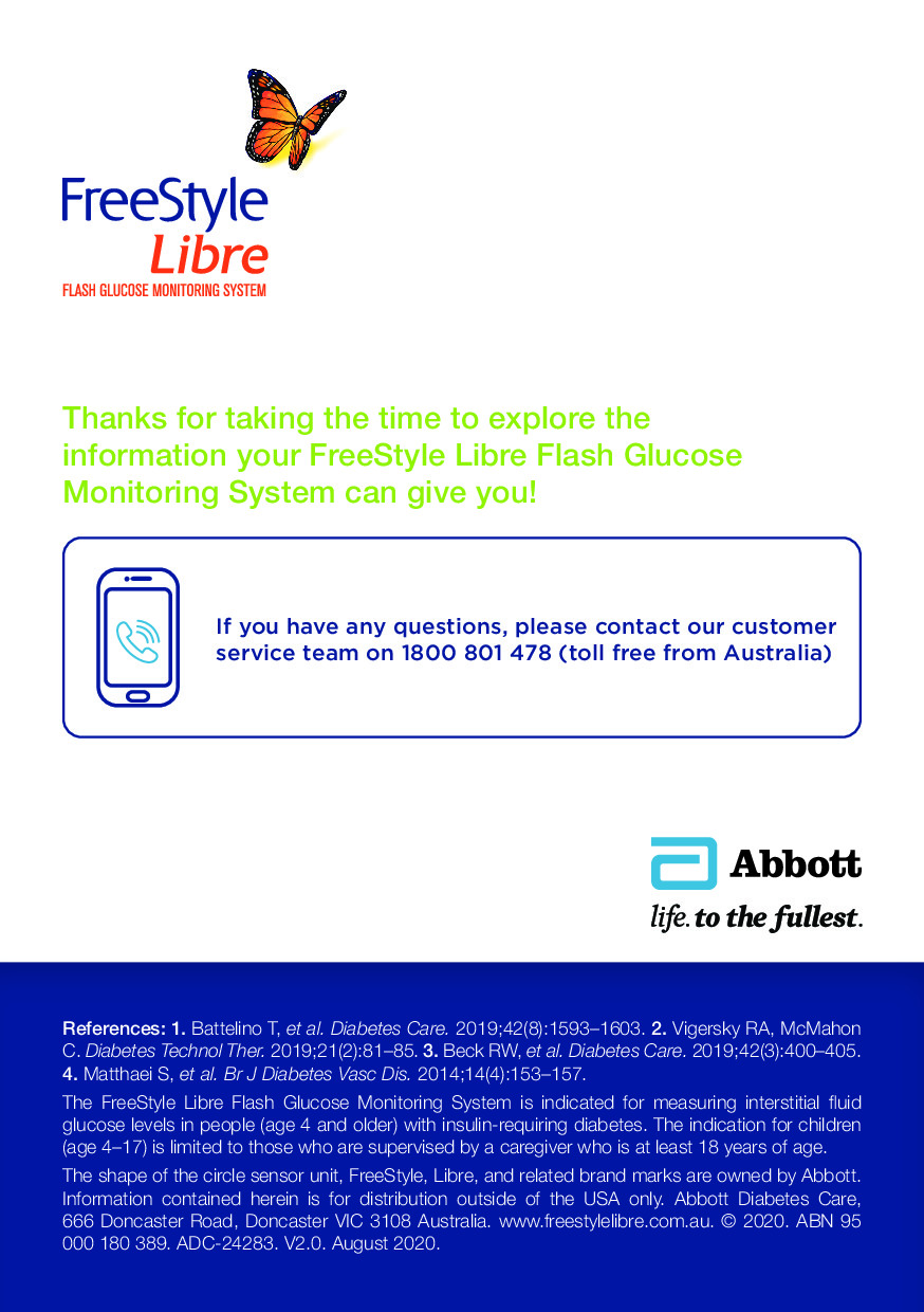 Time in Range Patient Booklet - FreeStyle Libre Reader_008